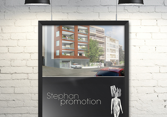 Affichage signalétique Dibon 2x3m