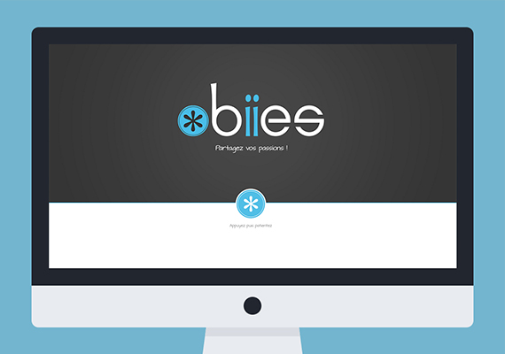Site Internet Responsive pour l'application mobile Obiies